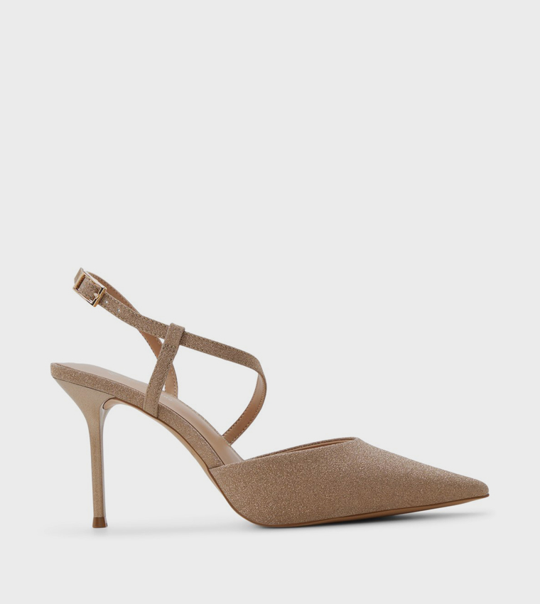 JANICKA Pointed Toe Mule Pumps