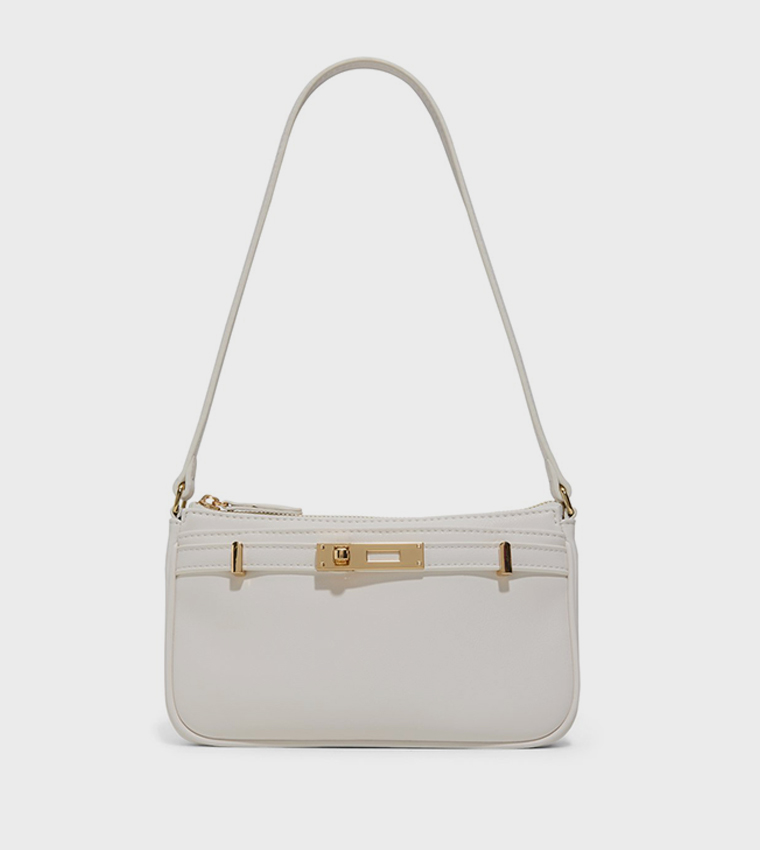 JAQUELINNE Textured Shoulder Bag
