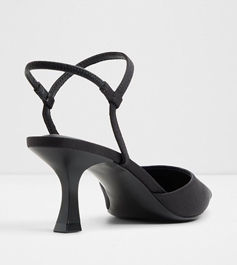JASMYNEE Textured Slingback Mule Pumps