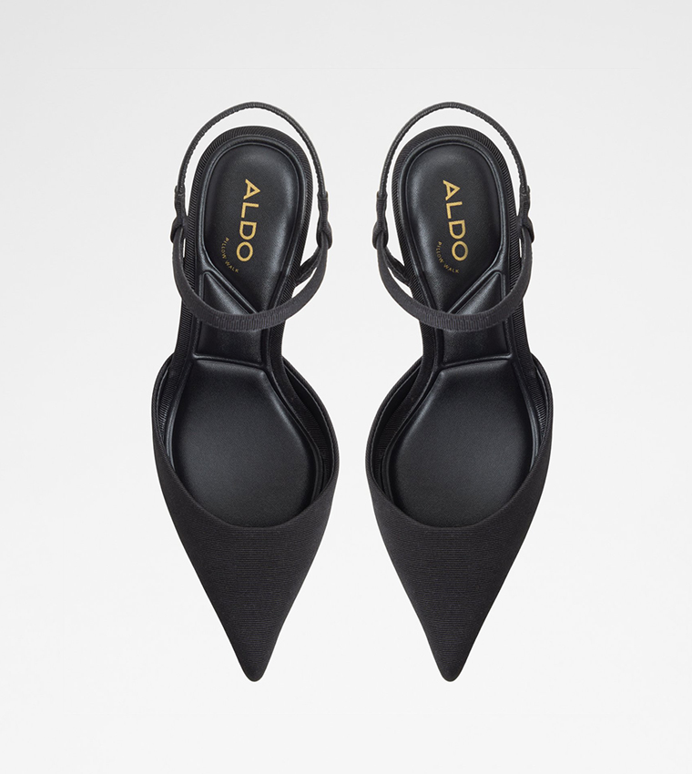 JASMYNEE Textured Slingback Mule Pumps