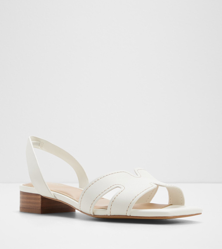JAVAMANNON Low Block Heel Sandals