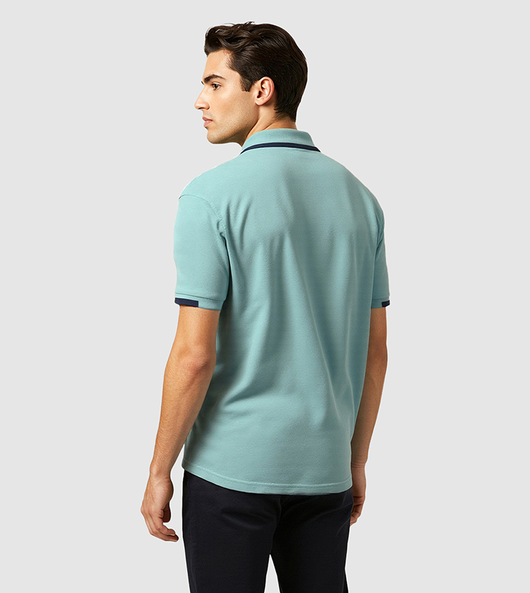 Logo Printed Regular Fit Polo T-Shirt