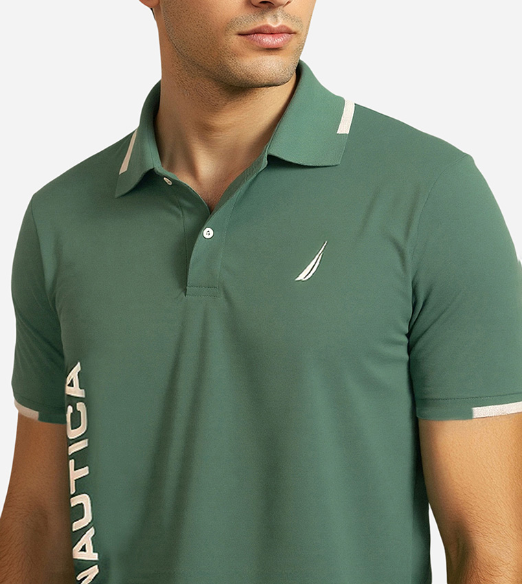 Logo Printed Regular Fit Polo T-Shirt