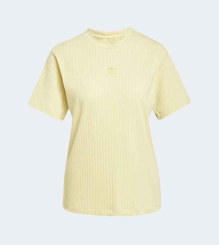 Essentials Ribbed Crew Neck T-Shirt