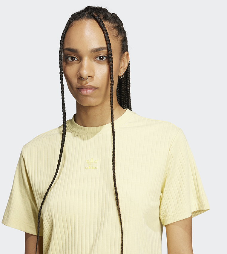 Essentials Ribbed Crew Neck T-Shirt