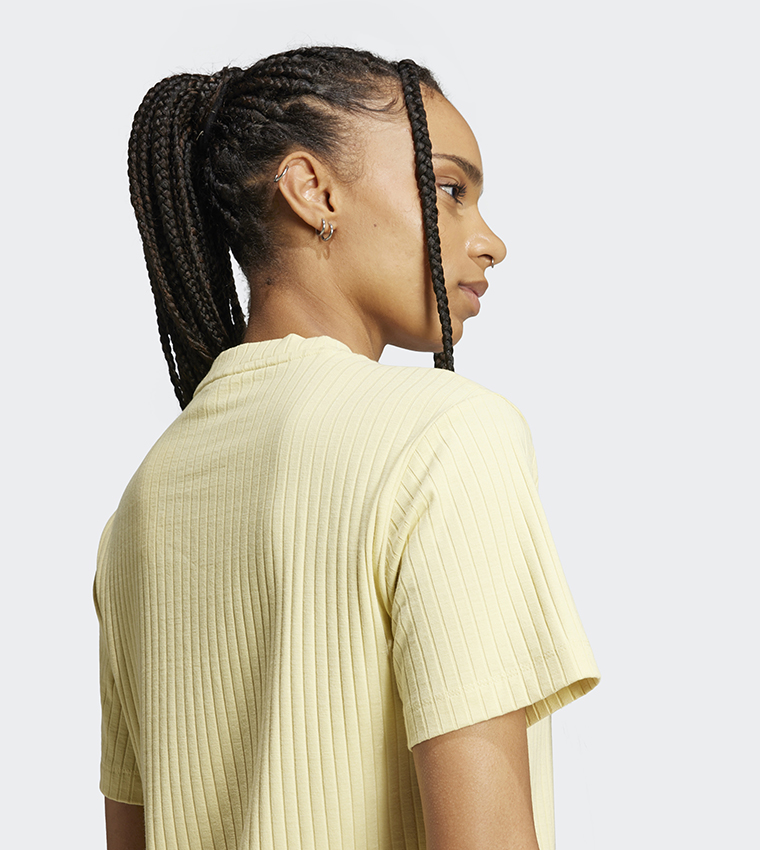 Essentials Ribbed Crew Neck T-Shirt