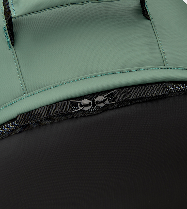 Color Block Zip Around Backpack