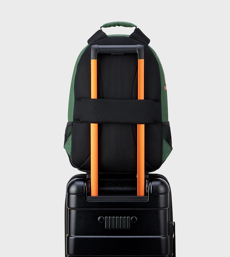 Color Block Zip Around Backpack