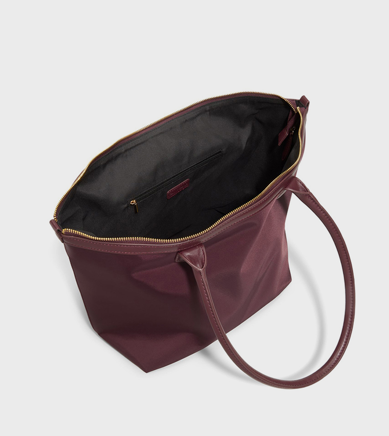 JETTIE Nylon Zippered Tote Bag