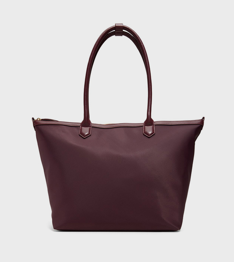JETTIE Nylon Zippered Tote Bag