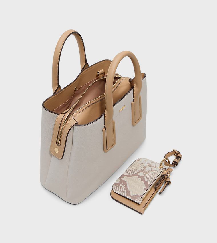 JEYNNA Textured Satchel Bag