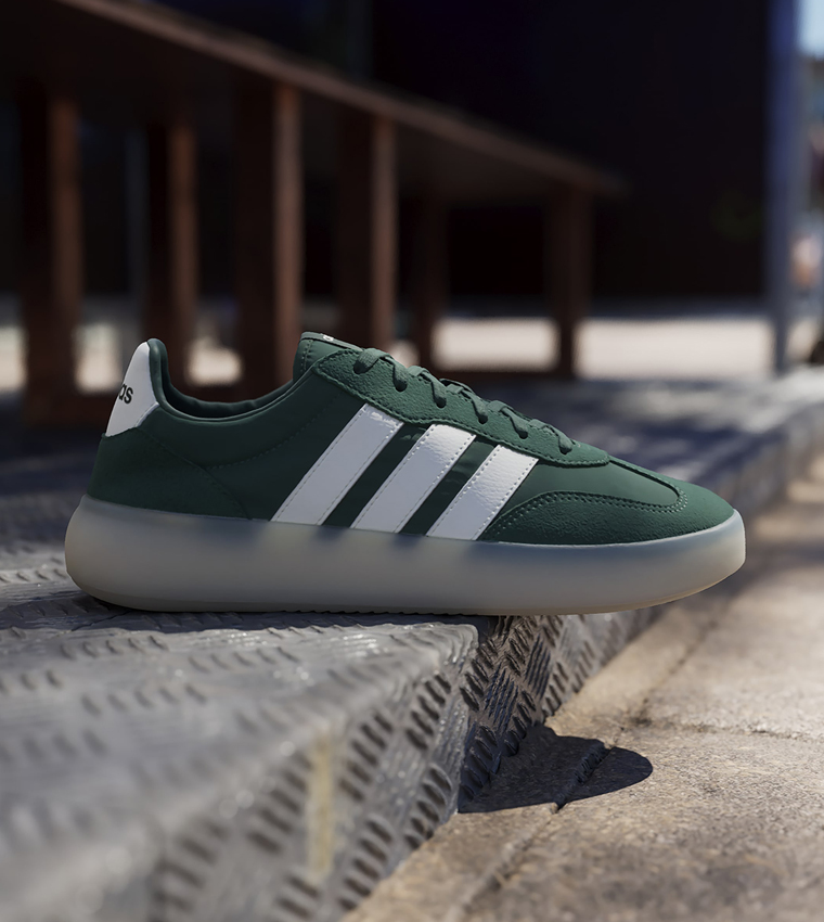 BARREDA DECODE Stripe Detail Lace-Up Sneakers