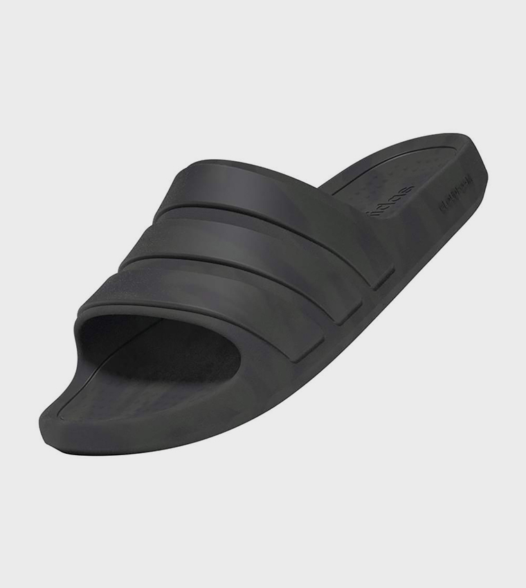 ADILETTE FLOW Logo Detail Open Toe Slides