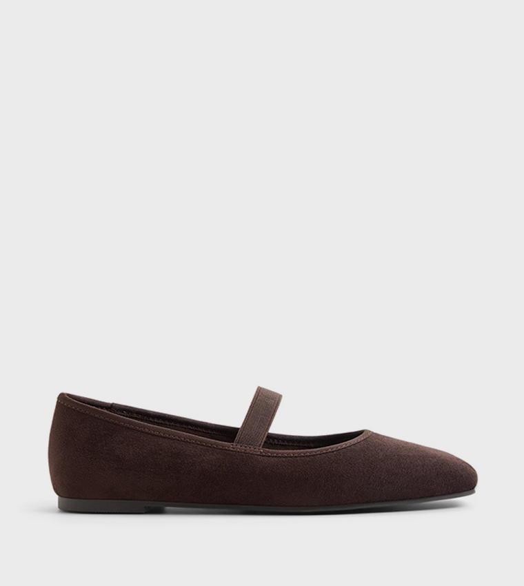 JONNIE Textured Square Toe Mary Jane Shoes
