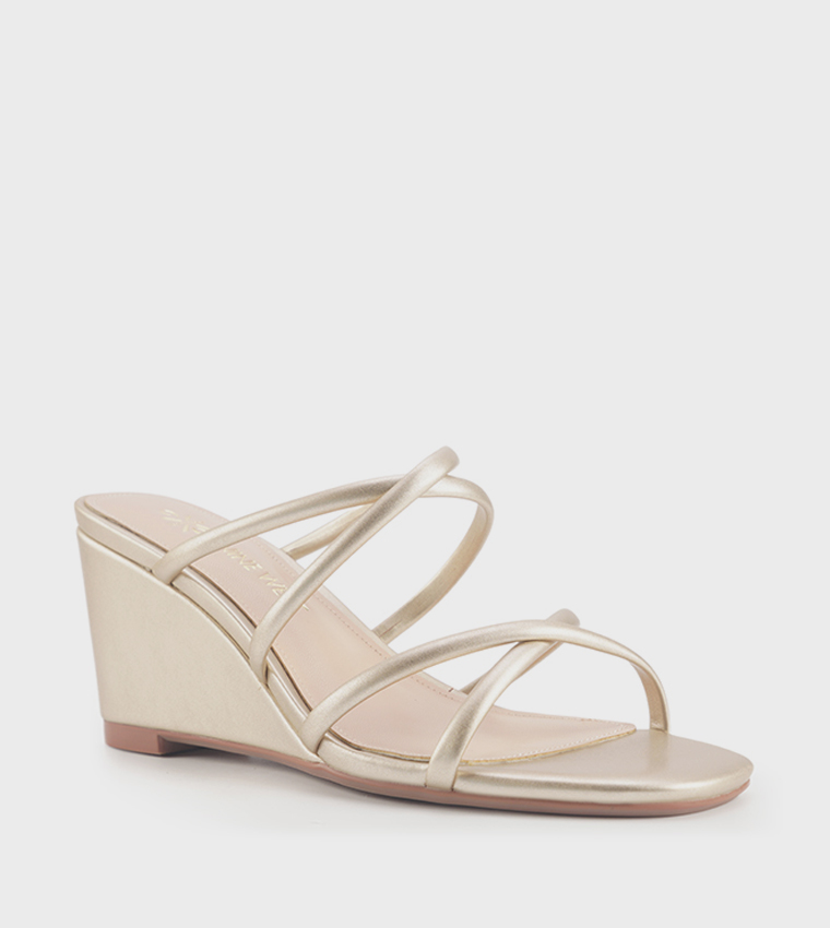 Nine West  Wedges - Gold Wedges