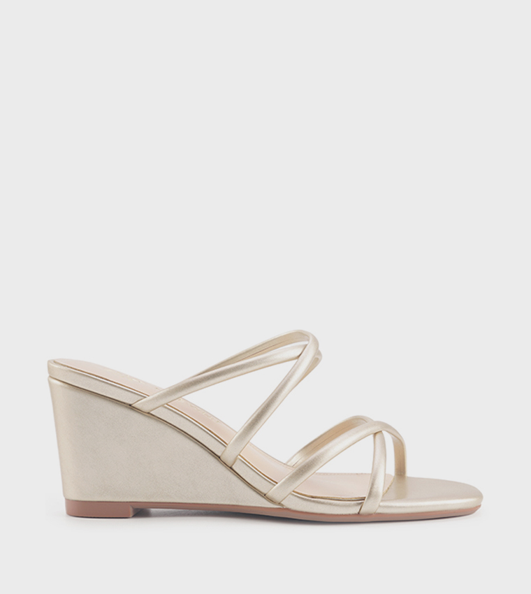 Nine West  Wedges - Gold Wedges