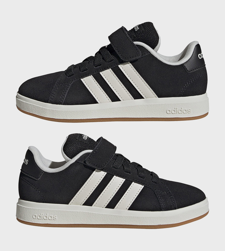 GRAND COURT 00s EL C Stripe Detail Velcro Sneakers