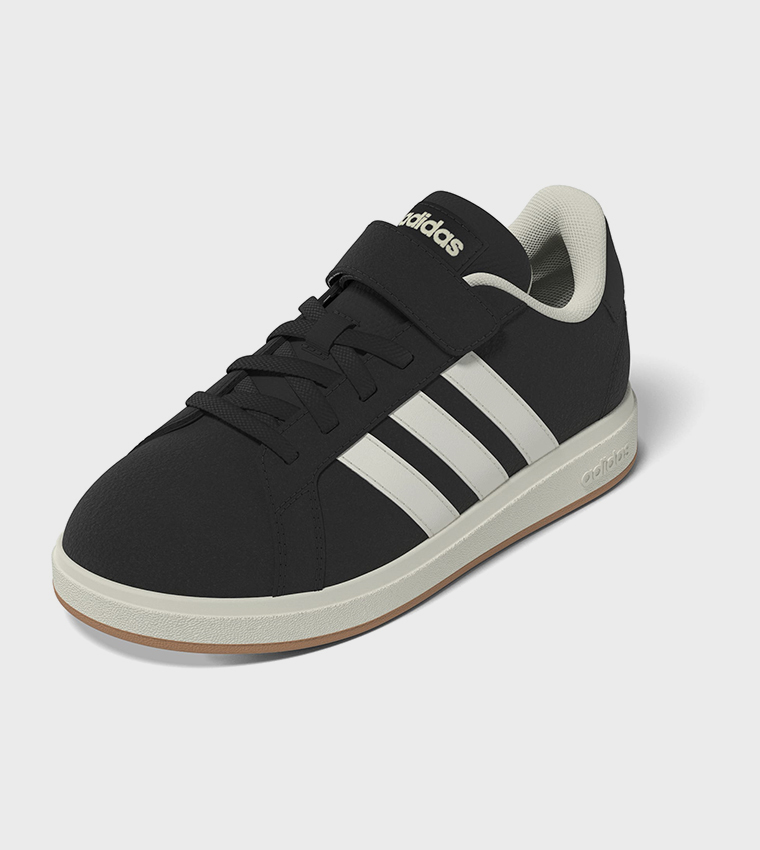 GRAND COURT 00s EL C Stripe Detail Velcro Sneakers