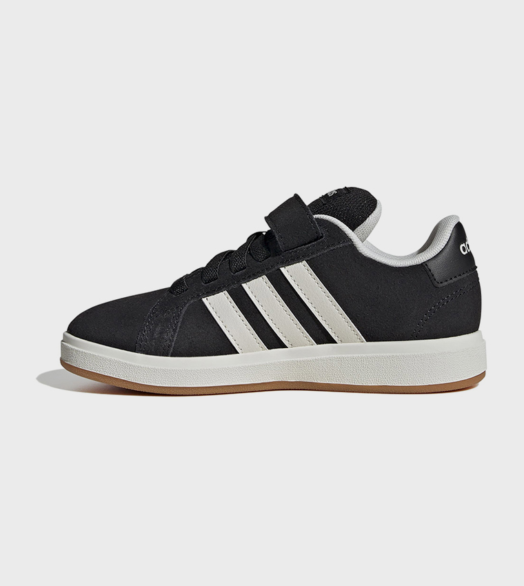 GRAND COURT 00s EL C Stripe Detail Velcro Sneakers