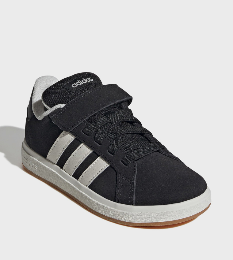 GRAND COURT 00s EL C Stripe Detail Velcro Sneakers