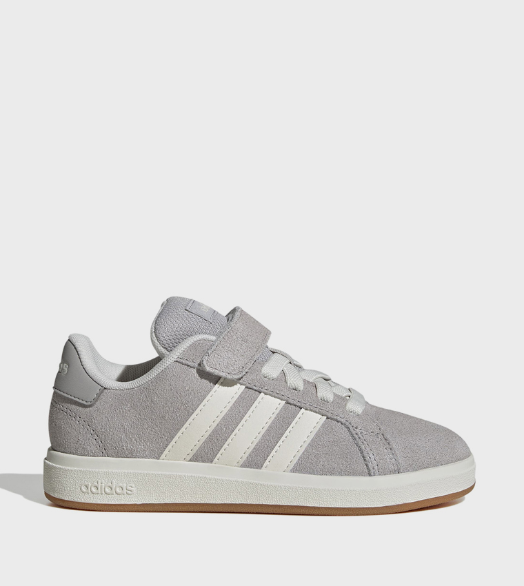 GRAND COURT 00s EL C Stripe Detail Velcro Sneakers