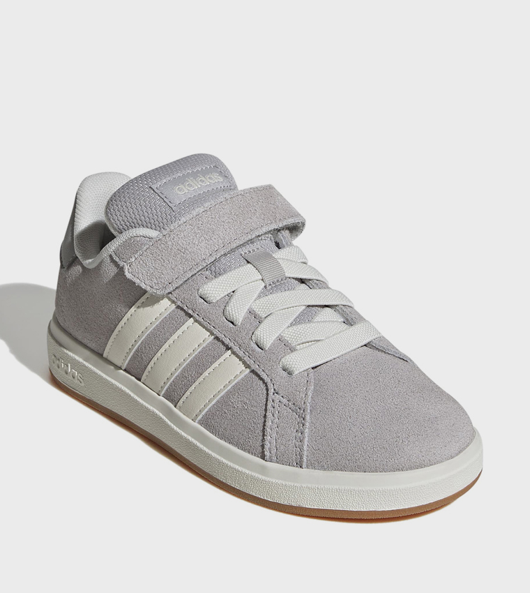 GRAND COURT 00s EL C Stripe Detail Velcro Sneakers
