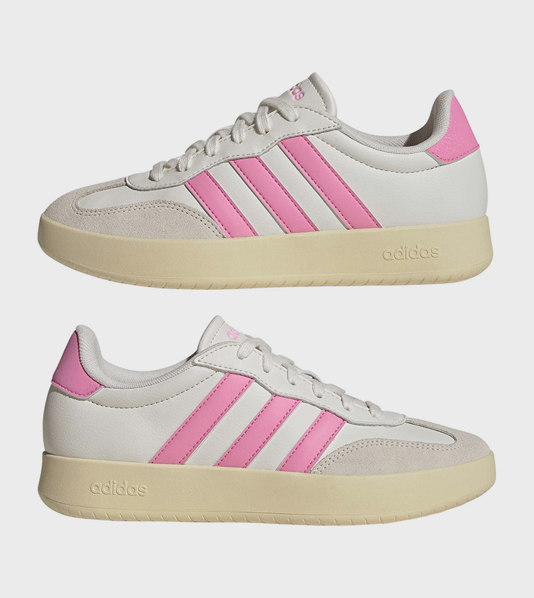 BARREDA Stripe Detail Lace-Up Sneakers