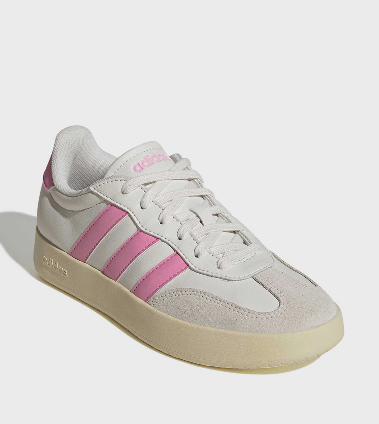 BARREDA Stripe Detail Lace-Up Sneakers