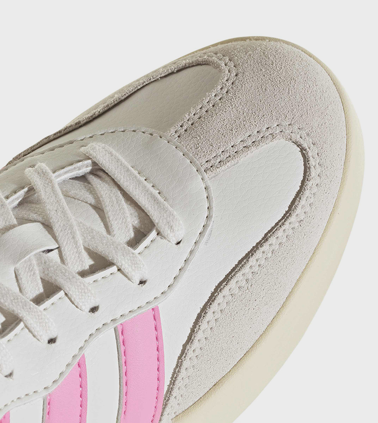 BARREDA Stripe Detail Lace-Up Sneakers