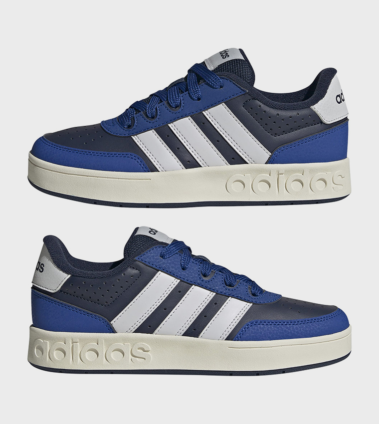 BREAKBASE Stripe Detail Lace-Up Sneakers