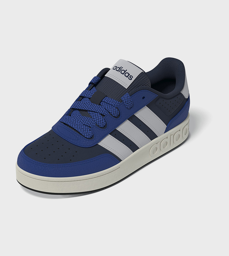 BREAKBASE Stripe Detail Lace-Up Sneakers