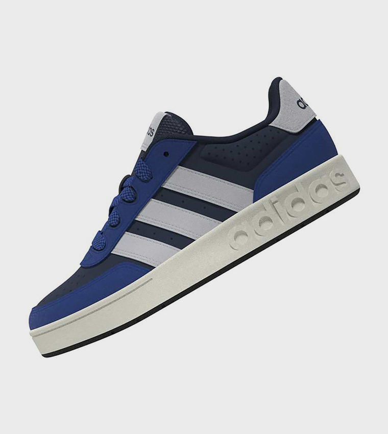BREAKBASE Stripe Detail Lace-Up Sneakers
