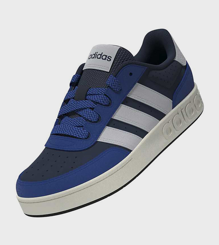 BREAKBASE Stripe Detail Lace-Up Sneakers