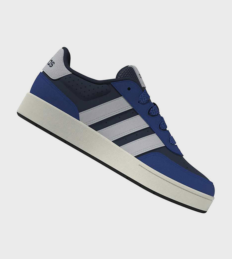 BREAKBASE Stripe Detail Lace-Up Sneakers