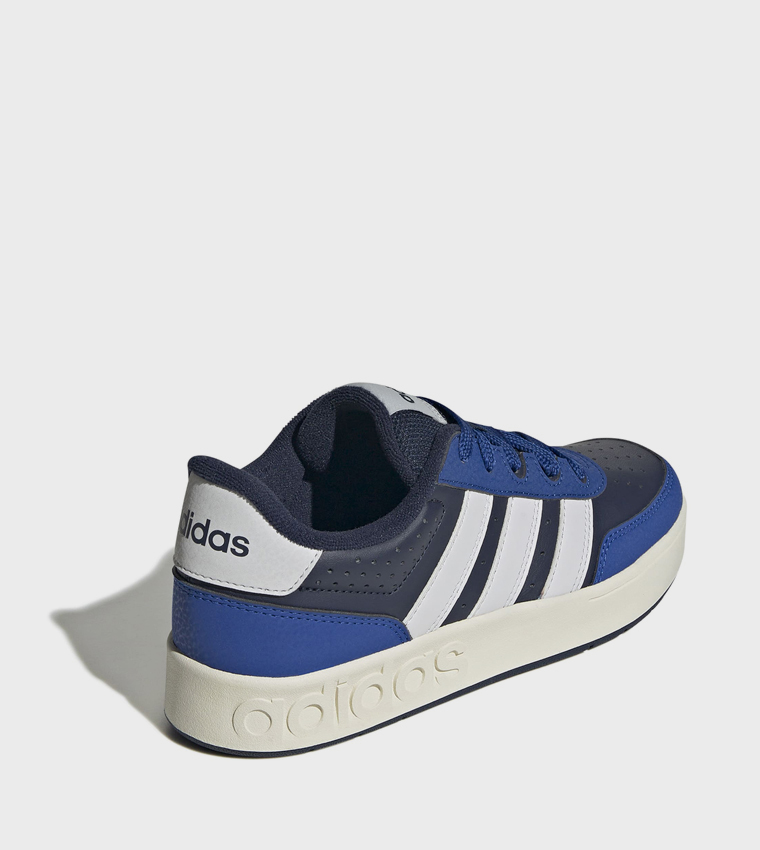 BREAKBASE Stripe Detail Lace-Up Sneakers