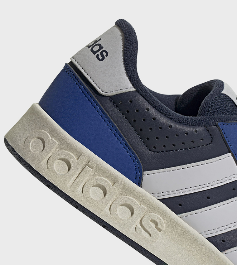 BREAKBASE Stripe Detail Lace-Up Sneakers
