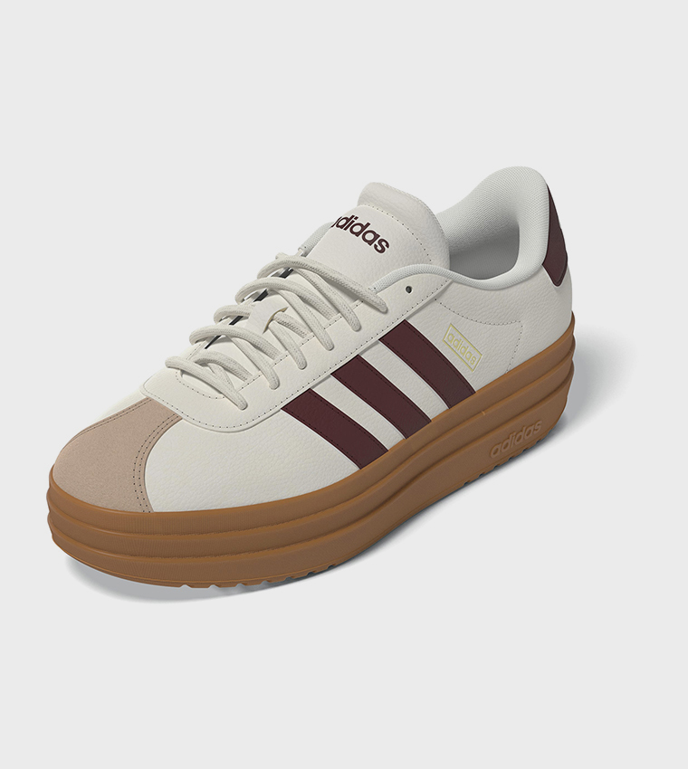 VL COURT BOLD Stripe Detail Lace-Up Sneakers