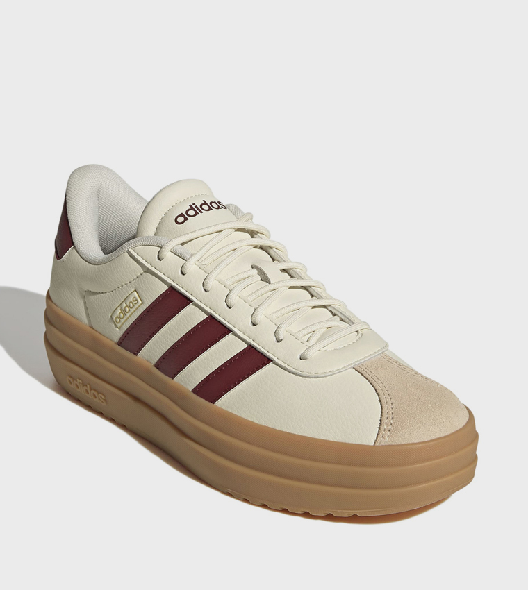 VL COURT BOLD Stripe Detail Lace-Up Sneakers