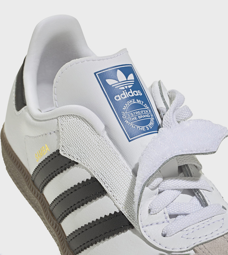SAMBA OG CF EL C Stripe Detail Lace-Up Sneakers