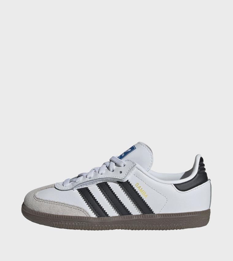 SAMBA OG CF EL C Stripe Detail Lace-Up Sneakers