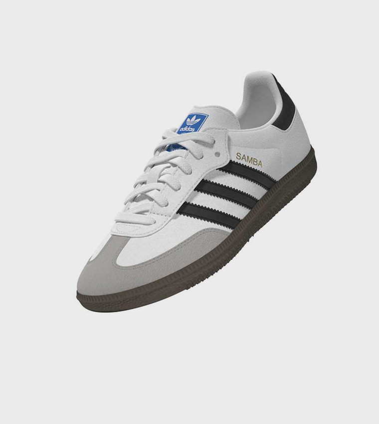 SAMBA OG CF EL C Stripe Detail Lace-Up Sneakers