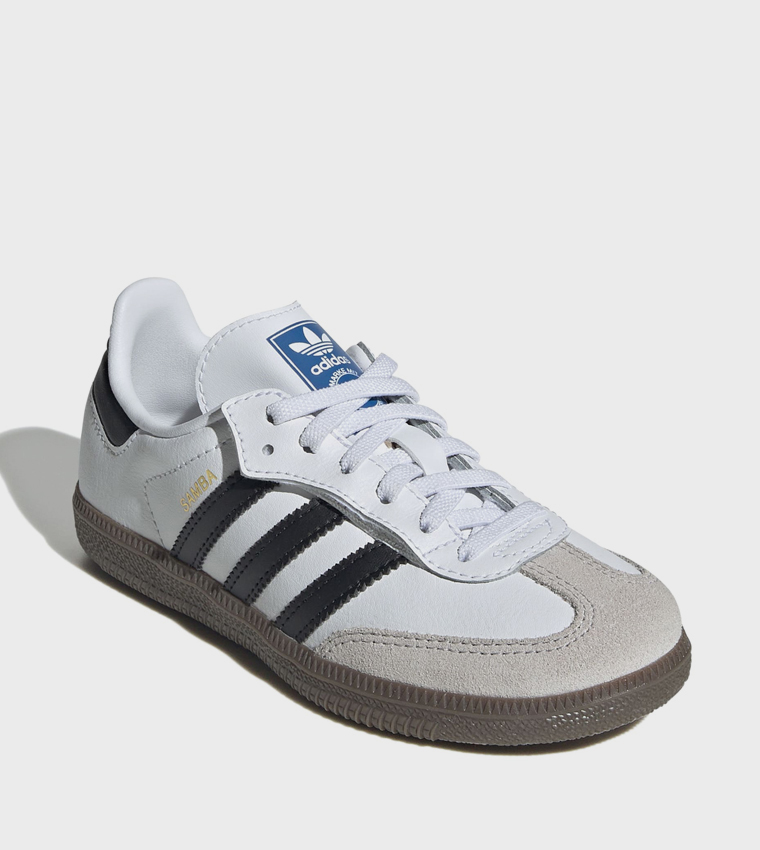 SAMBA OG CF EL C Stripe Detail Lace-Up Sneakers