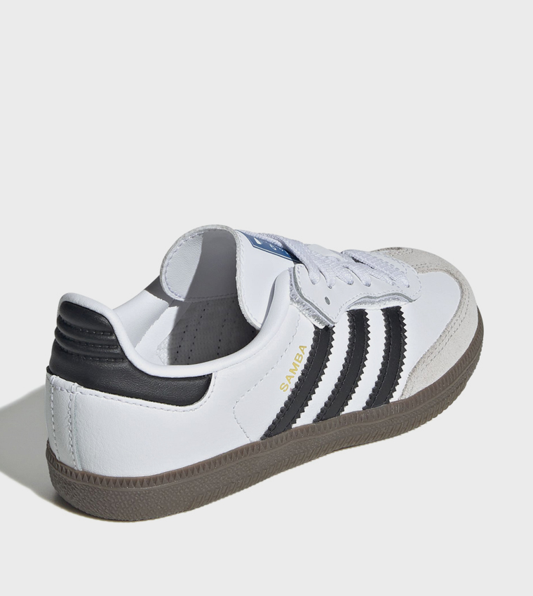 SAMBA OG CF EL C Stripe Detail Lace-Up Sneakers