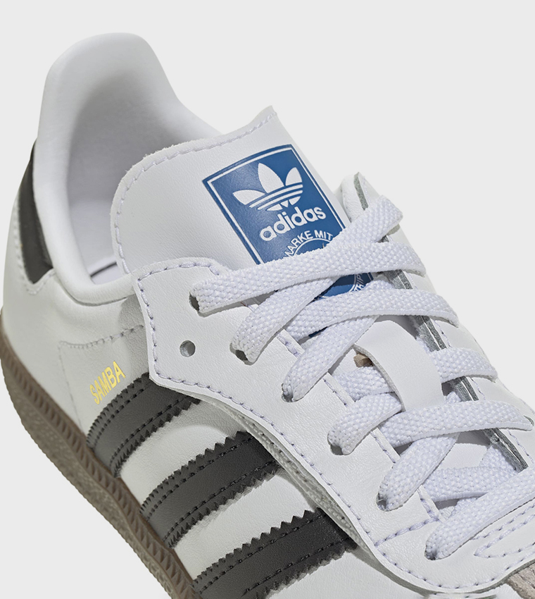 SAMBA OG CF EL C Stripe Detail Lace-Up Sneakers