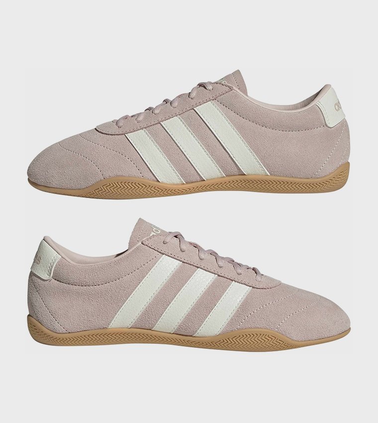 GRAND COURT Stripe Detail Lace-Up Sneakers