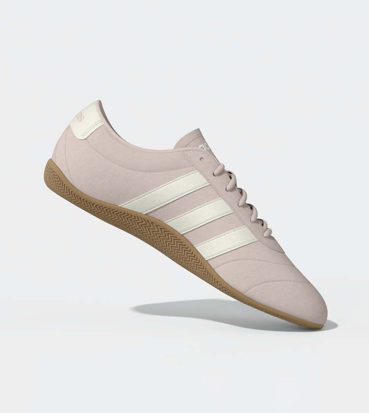 GRAND COURT Stripe Detail Lace-Up Sneakers