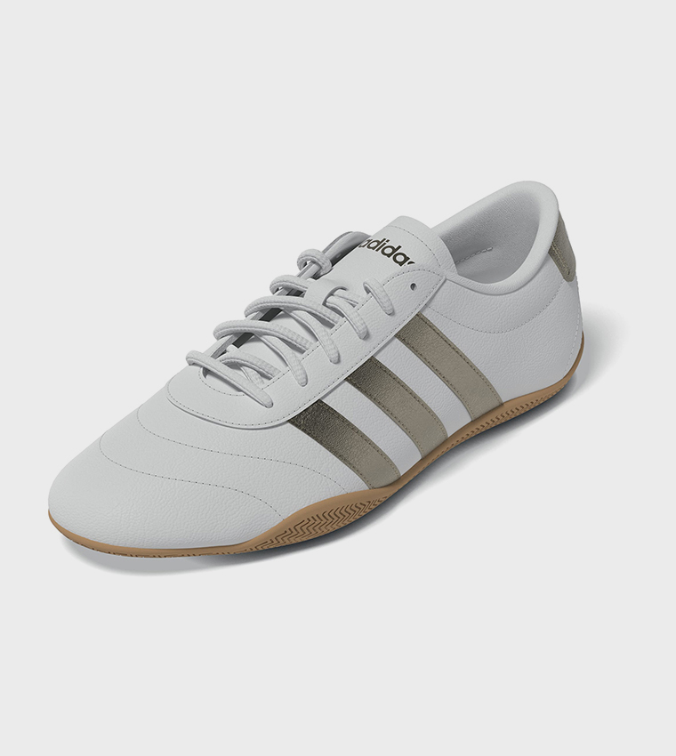 GRAND COURT Stripe Detail Lace-Up Sneakers