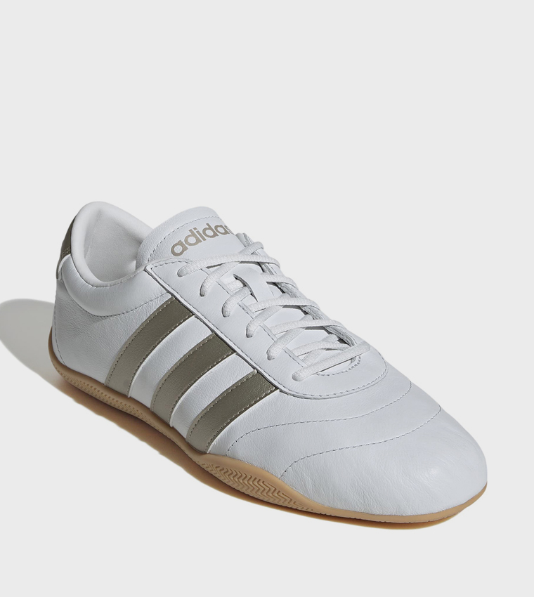 GRAND COURT Stripe Detail Lace-Up Sneakers