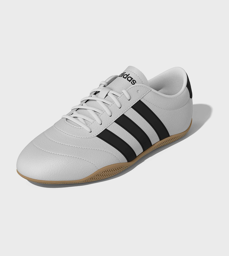 GRAND COURT Stripe Detail Lace-Up Sneakers