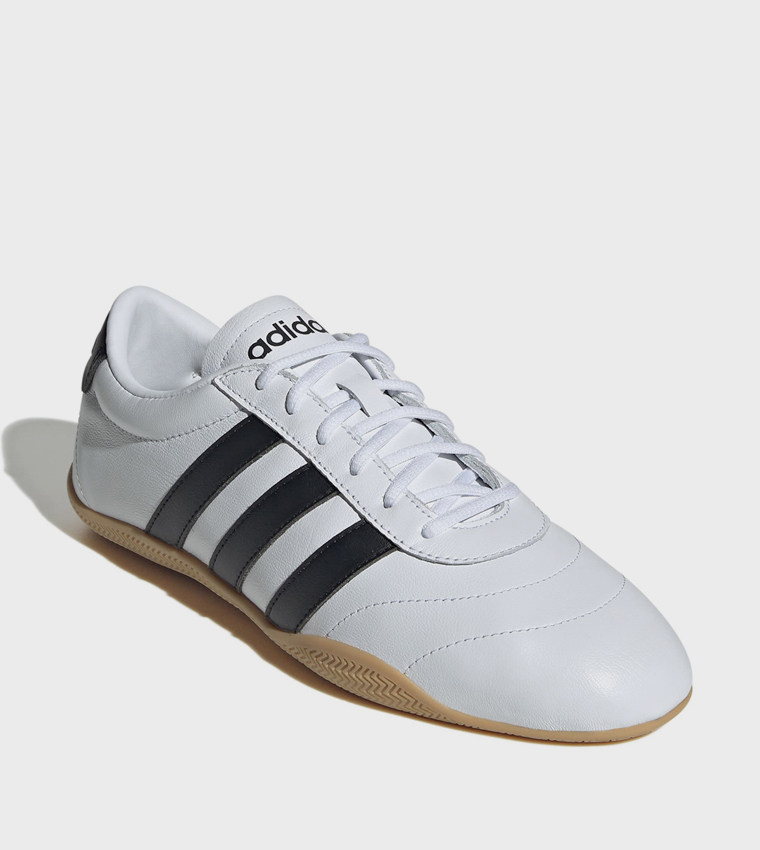 GRAND COURT Stripe Detail Lace-Up Sneakers